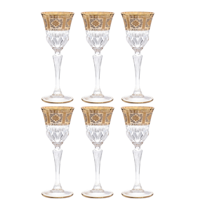 A set of TIMON ADAGIO crystal glasses for 6 people